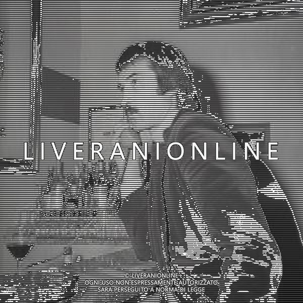 RETROSPETTIVA ENRICO ALBERTOSI CALCIATORE NELLA FOTO ENRICO ALBERTOSI NELL\'ANNO 1979 NEL SUO RISTORANTE TATUM AG ALDO LIVERANI SAS