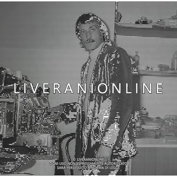 RETROSPETTIVA ENRICO ALBERTOSI CALCIATORE NELLA FOTO ENRICO ALBERTOSI NELL\'ANNO 1979 NEL SUO RISTORANTE TATUM AG ALDO LIVERANI SAS