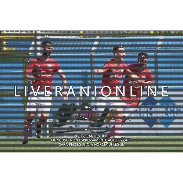 © TVRG esultanza Grosseto dopo il gol dell\'1 a 0 Lecco vs Grosseto Campionato Serie C - 1o turno playoff Lecco 09-05-2021 Stadio Rigamonti Ceppi foto Roberto Garavaglia/ag. Aldo Liverani sas