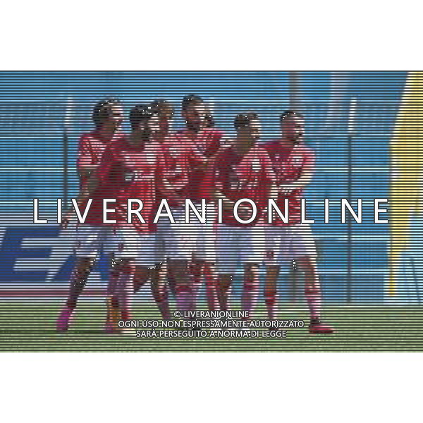 © TVRG esultanza Grosseto dopo il gol dell\'1 a 0 Lecco vs Grosseto Campionato Serie C - 1o turno playoff Lecco 09-05-2021 Stadio Rigamonti Ceppi foto Roberto Garavaglia/ag. Aldo Liverani sas