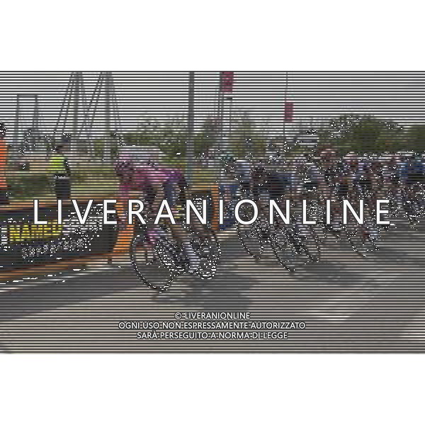 09-05-2021 Giro D\'italia; Tappa 02 Stupinigi - Novara; 2021, Ineos Grenadiers; 2021, Jumbo - Visma; Ganna, Filippo; Bernal Gomez, Arley; Novara; ©SIROTTI / AGENZIA ALDO LIVERANI SAS