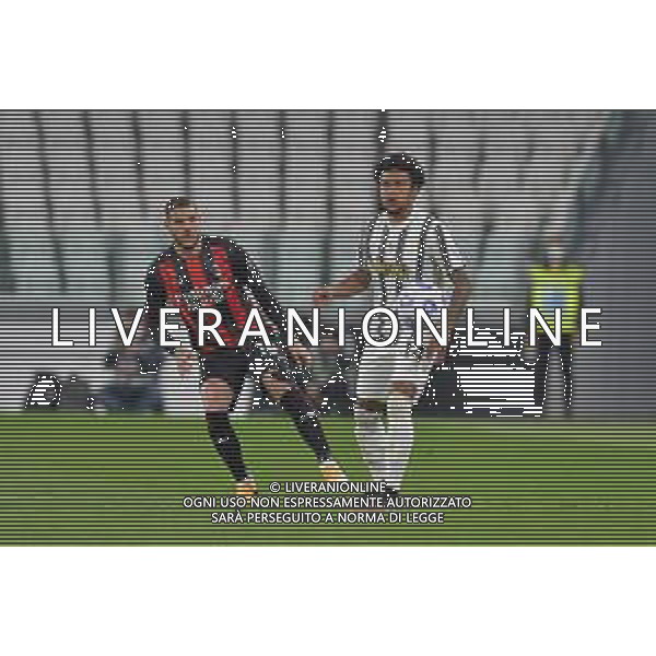 ©Alessandro Falzone/Agenzia Aldo Liverani Torino 09.05.2021 Stadio Allianz Stadium Juventus vs Milan Serie A Tim 2020-2021 Nella foto : THEO HERNANDEZ -WESTON MCKENNIE ©FALZONE / AGENZIA ALDO LIVERANI SAS