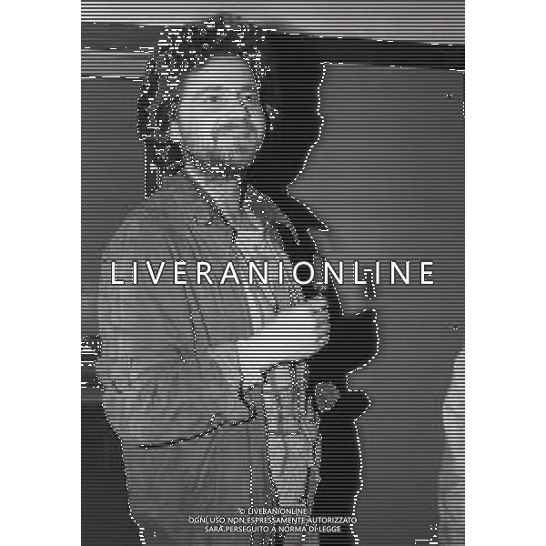 RETROSPETTIVA BEPPE GRILLO COMICO CABARETTISTA NELLA FOTO BEPPE GRILLO NELLA TRASMISSIONE TELEVISIVA “ TE LA DO IO L\'AMERICA“NELL\'ANNO 1981 AG ALDO LIVERANI SAS  