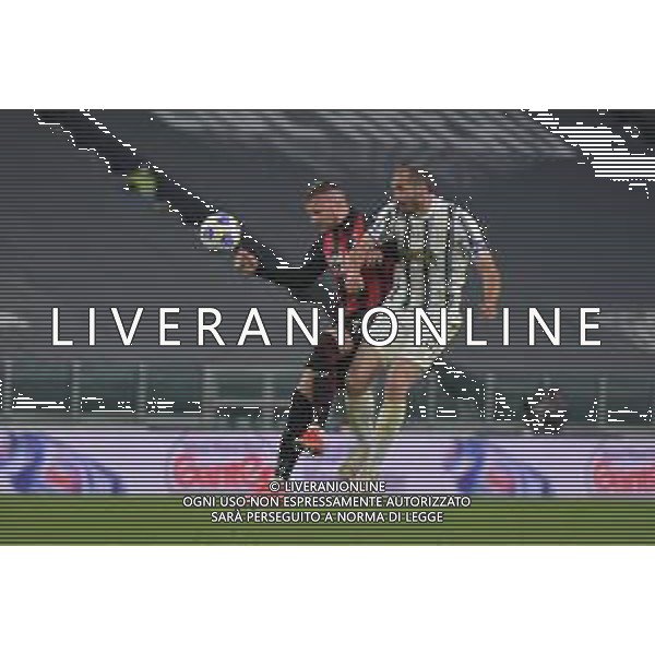 ©Alessandro Falzone/Agenzia Aldo Liverani Torino 09.05.2021 Stadio Allianz Stadium Juventus vs Milan Serie A Tim 2020-2021 Nella foto : CHIELLINI GIORGIO E ANTE REBIC ©FALZONE / AGENZIA ALDO LIVERANI SAS