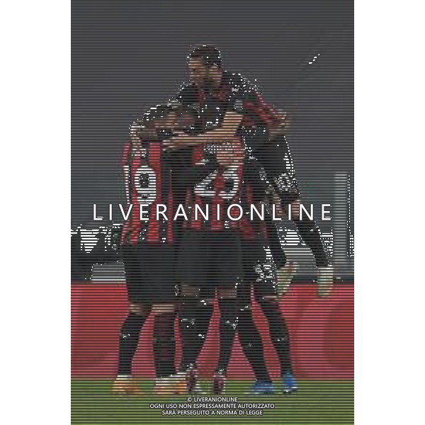 ©Alessandro Falzone/Agenzia Aldo Liverani Torino 09.05.2021 Stadio Allianz Stadium Juventus vs Milan Serie A Tim 2020-2021 Nella foto : Esultanza gol di Ante Rebic