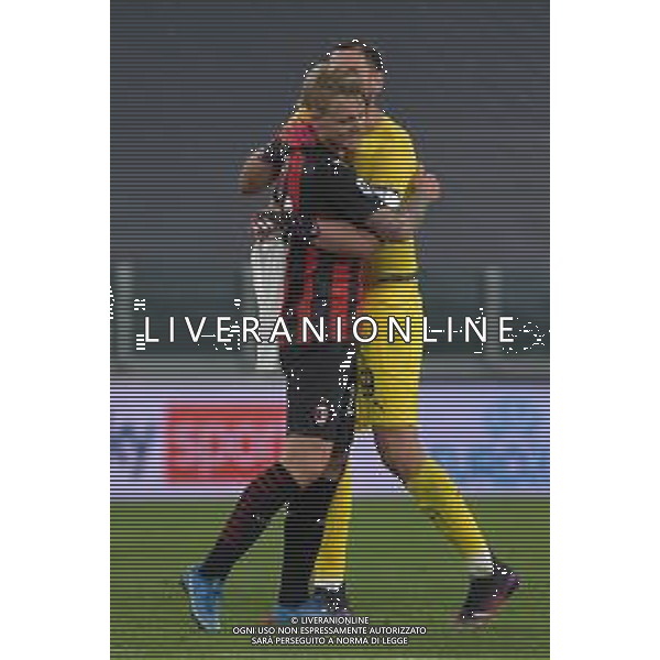 ©Alessandro Falzone/Agenzia Aldo Liverani Torino 09.05.2021 Stadio Allianz Stadium Juventus vs Milan Serie A Tim 2020-2021 Nella foto : Gianluigi Donnarumma-Simon Kjaer