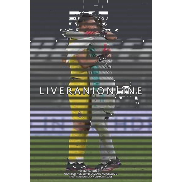 ©Alessandro Falzone/Agenzia Aldo Liverani Torino 09.05.2021 Stadio Allianz Stadium Juventus vs Milan Serie A Tim 2020-2021 Nella foto : Wojciech Szczesny-Gianluigi Donnarumma