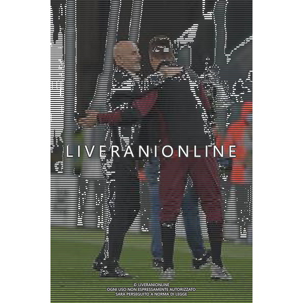 ©Alessandro Falzone/Agenzia Aldo Liverani Torino 09.05.2021 Stadio Allianz Stadium Juventus vs Milan Serie A Tim 2020-2021 Nella foto : Stefano Pioli- Mario Mandzukic