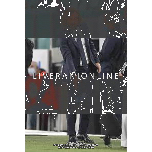 ©Alessandro Falzone/Agenzia Aldo Liverani Torino 09.05.2021 Stadio Allianz Stadium Juventus vs Milan Serie A Tim 2020-2021 Nella foto : Andrea Pirlo getta l\'acqua (spugna)