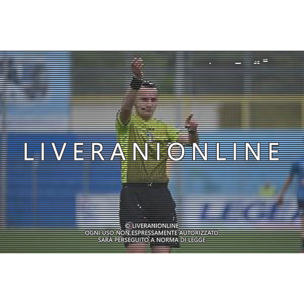 © TVRG l\'arbitro Eduart Pashuku di Albano Laziale (Roma) Lecco vs Grosseto Campionato Serie C - 1o turno playoff Lecco 09-05-2021 Stadio Rigamonti Ceppi foto Roberto Garavaglia/ag. Aldo Liverani sas
