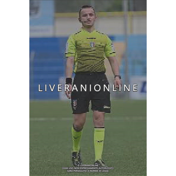 © TVRG l\'arbitro Eduart Pashuku di Albano Laziale (Roma) Lecco vs Grosseto Campionato Serie C - 1o turno playoff Lecco 09-05-2021 Stadio Rigamonti Ceppi foto Roberto Garavaglia/ag. Aldo Liverani sas