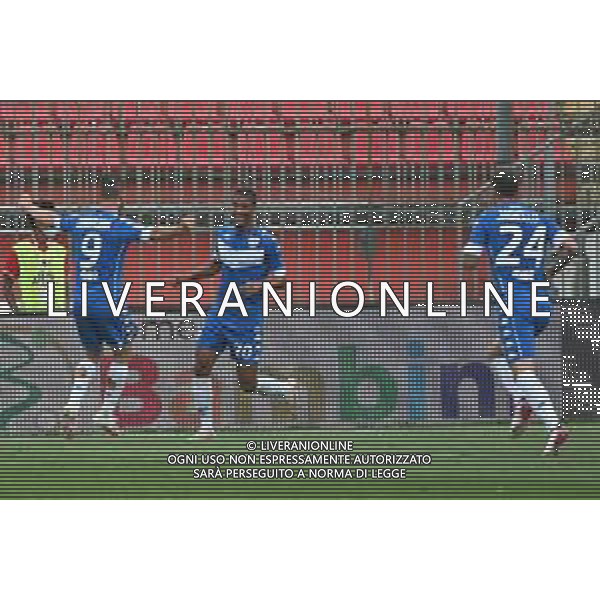 © TVRG esultanza Brescia dopo il gol dell\'1 a 0 Monza vs Brewscia Campionato Serie BKT - 38a giornata Monza 10-05-2021 U-Power Stadium foto Roberto Garavaglia/ag. Aldo Liverani sas