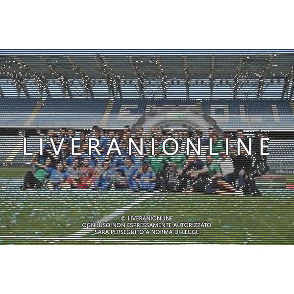 Guglielmii/LMedia - Empoli FC vs US Lecce - Campionato di Calcio Serie BKT 2020/2021 10 maggio 2021 - Stadio Carlo Castellani, Empoli, Italia Nella foto: L\'Empoli festeggia la promozione in serie A @Guglielmii/LMedia/ AGENZIA ALDO LIVERANI SAS