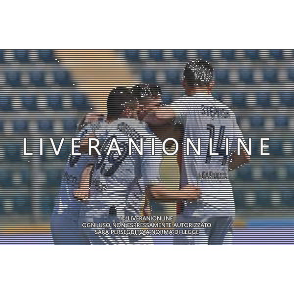Guglielmii/LMedia - Empoli FC vs US Lecce - Campionato di Calcio Serie BKT 2020/2021 10 maggio 2021 - Stadio Carlo Castellani, Empoli, Italia Nella foto: Esultanza Lecce @Guglielmii/LMedia AG ALDO LIVERANI SAS