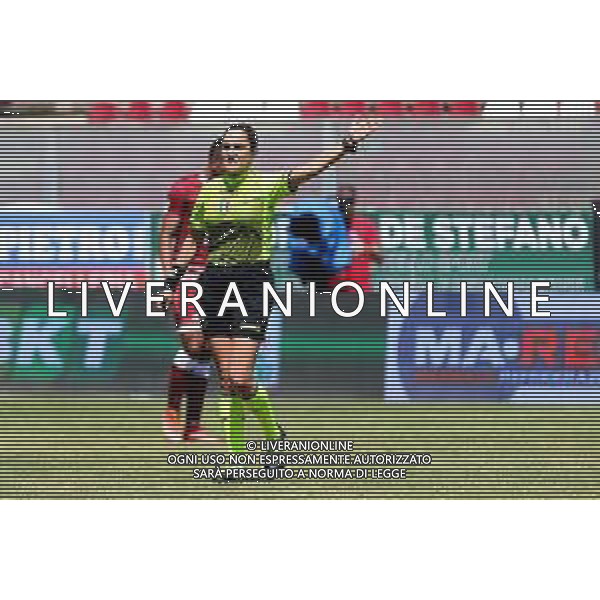 REGGINA - FROSINONE CAMPIONATO CALCIO SERIE BKT 10.05.2021 NELLA FOTO L\'ARBITRO MAROTTA MARIA (PRIMA DONNA AD ARBITRARE UN PARTITA DI SERIE B) ©PASQUALE GAREFFA / AGENZIA ALDO LIVERANI SAS