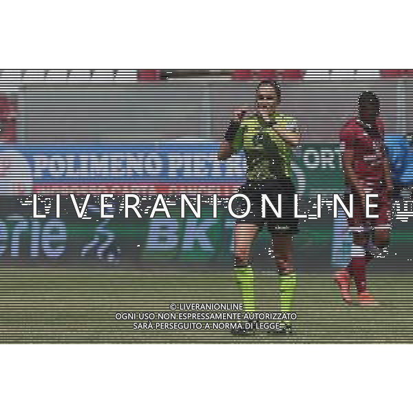 REGGINA - FROSINONE CAMPIONATO CALCIO SERIE BKT 10.05.2021 NELLA FOTO L\'ARBITRO MAROTTA MARIA (PRIMA DONNA AD ARBITRARE UN PARTITA DI SERIE B) ©PASQUALE GAREFFA / AGENZIA ALDO LIVERANI SAS