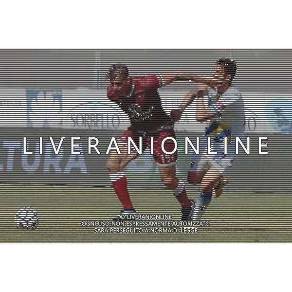 REGGINA - FROSINONE CAMPIONATO CALCIO SERIE BKT 10.05.2021 NELLA FOTO GERMAN DENIS (REGGINA) E ALESSANDRO SALVI (FROSINONE) ©PASQUALE GAREFFA / AGENZIA ALDO LIVERANI SAS