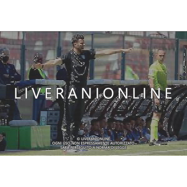 REGGINA - FROSINONE CAMPIONATO CALCIO SERIE BKT 10.05.2021 NELLA FOTO FABIO GROSSO ALLENATORE (FROSINONE) ©PASQUALE GAREFFA / AGENZIA ALDO LIVERANI SAS