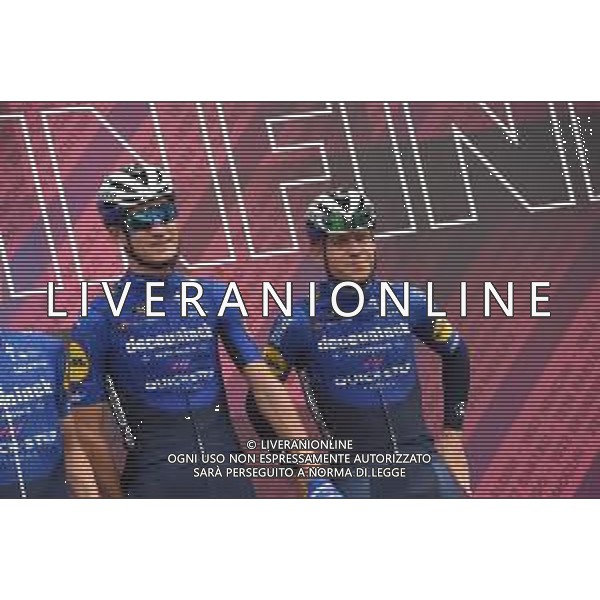 12-05-2021 Giro D\'italia; Tappa 05 Modena - Cattolica; 2021, Deceuninck - Quick Step; Evenepoel, Remco; Honore, Mikkel Frolich; Modena; FOTO STEFANO SIROTTI-AG ALDO LIVERANI SAS