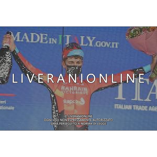 13-05-2021 Giro D\'italia; Tappa 06 Grotte Di Frasassi - San Giacomo Monti Della Laga; 2021, Bahrain - Victorious; Mader, Gino; San Giacomo Monti Della Laga; ©SIROTTI /AGENZIA ALDO LIVERANI SAS