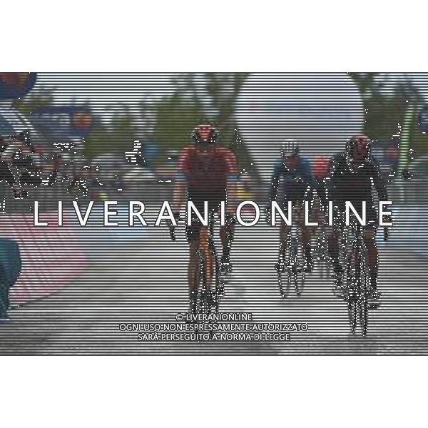 13-05-2021 Giro D\'italia; Tappa 06 Grotte Di Frasassi - San Giacomo Monti Della Laga; 2021, Bahrain - Victorious; 2021, Ineos Grenadiers; Caruso, Damiano; Martinez Poveda, Daniel Felipe; San Giacomo Monti Della Laga; ©SIROTTI /AGENZIA ALDO LIVERANI SAS