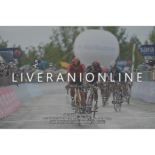 13-05-2021 Giro D\'italia; Tappa 06 Grotte Di Frasassi - San Giacomo Monti Della Laga; 2021, Bahrain - Victorious; 2021, Ineos Grenadiers; Caruso, Damiano; Martinez Poveda, Daniel Felipe; San Giacomo Monti Della Laga; ©SIROTTI /AGENZIA ALDO LIVERANI SAS