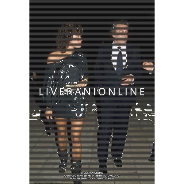 RETROSPETTIVA LORY DEL SANTO SHOWGIRL CON IL REGISTA MAXIMILIAN SCHELL A VENEZIA NEL 1985 ©Archivio Giovanni Liverani /AGENZIA ALDO LIVERANI SAS