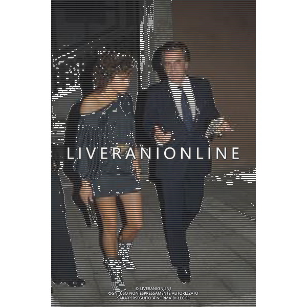 RETROSPETTIVA LORY DEL SANTO SHOWGIRL CON IL REGISTA MAXIMILIAN SCHELL A VENEZIA NEL 1985 ©Archivio Giovanni Liverani /AGENZIA ALDO LIVERANI SAS