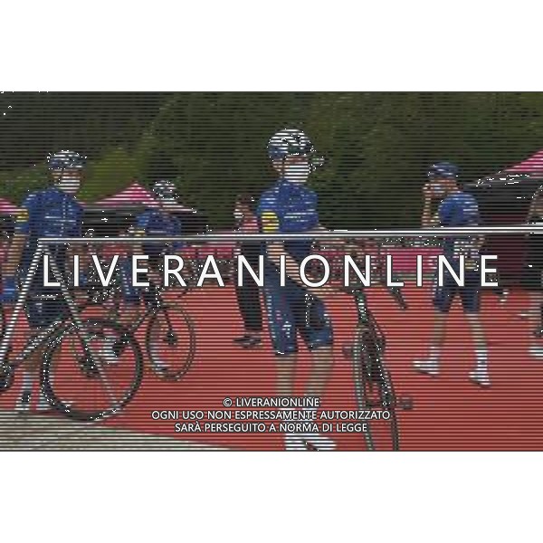 13-05-2021 Giro D\'italia; Tappa 06 Grotte Di Frasassi - San Giacomo Monti Della Laga; 2021, Deceuninck - Quick Step; Evenepoel, Remco; Grotte Di Frasassi; ©SIROTTI /AGENZIA ALDO LIVERANI SAS