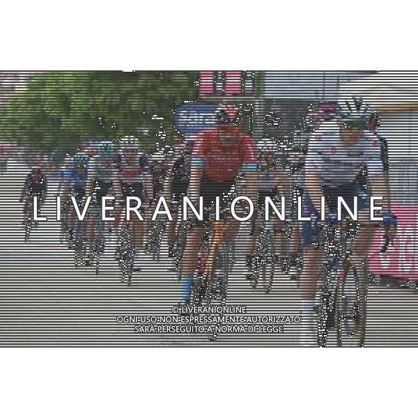 15-05-2021 Giro D\'italia; Tappa 08 Foggia - Guardia Sanframondi; 2021, Bahrain - Victorious; Caruso, Damiano; Guardia Sanframondi; ©SIROTTI / AGENZIA ALDO LIVERANI SAS