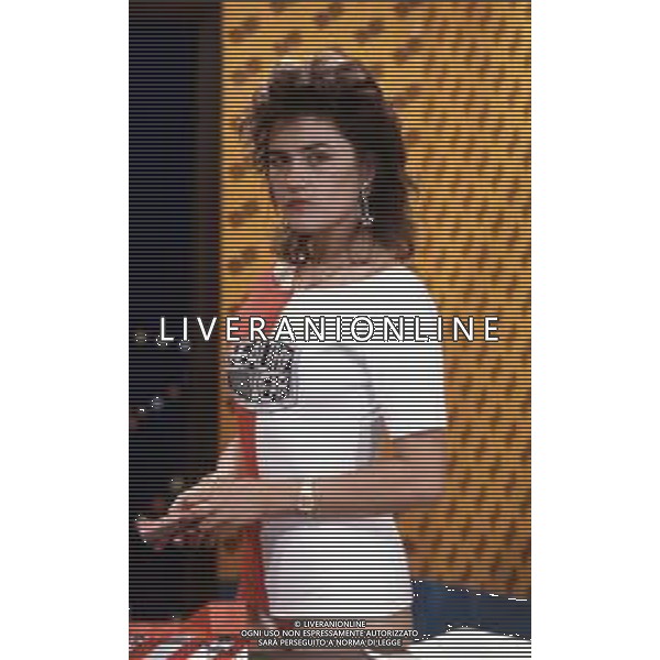 RETROSPETTIVA LORY DEL SANTO SHOWGIRL NEL 1987 ©Archivio Giovanni Liverani / AGENZIA ALDO LIVERANI SAS
