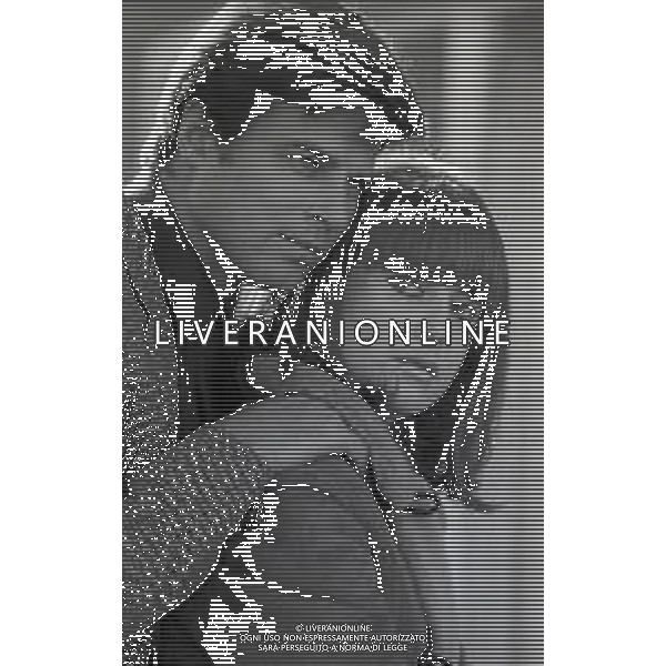 RETROSPETTIVA JEAN SOREL ATTORE NELLA FOTO JEAN SOREL CON LA MOGLIE ANNA MARIA FERRERO NELL\'ANNO 1967 AG ALDO LIVERANI SAS