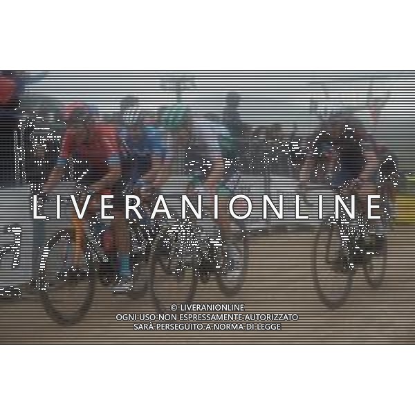16-05-2021 Giro D\'italia; Tappa 09 Castel Di Sangro - Campo Felice; 2021, Bahrain - Victorious; 2021, Bora - Hansgrohe; 2021, Israel Start Up Nation; Caruso, Damiano; Buchmann, Emanuel; Martin, Daniel; Campo Felice; ©SIROTTI/AGENZIA ALDO LIVERANI SAS