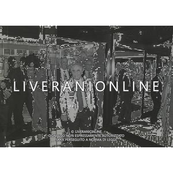 08-07-1996 MILANO RIUNIONE PREDIDENTI LEGA CALCIO NELLA FOTO FRANCO SENSI PRESIDENTE ROMA CALCIO AG ALDO LIVERANI SAS