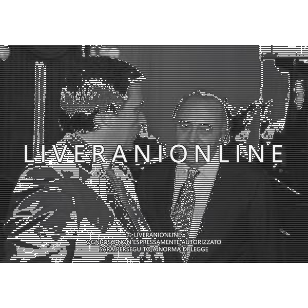 16-12-1997 MILANO FESTA NATALIZIA LEGA CALCIO NELLA FOTO PIERO D\'ELIA E CORRADO FERLAINO AG ALDO LIVERANI SAS