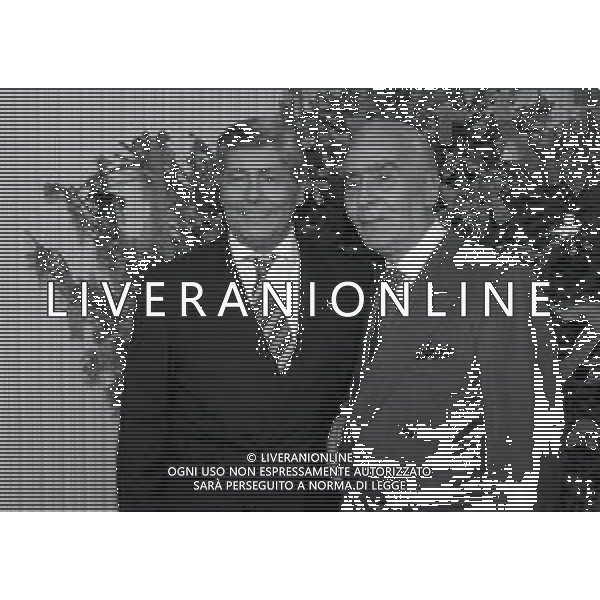 19-12-1996 MILANO HOTEL PPRINCIPE E SAVOIA FESTA NATALIZIA LEGA CALCIO NELLA FOTO LUCIANO NIZZOLA E MICHELE TIGANI AG ALDO LIVERANI SAS