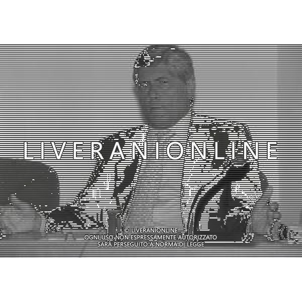 26-06-1996 MILANO LEGA CALCIO RIUNINE DI LEGA NELLA FOTO LUCIANO NIZZOLA PRESIDENTE LEGA CALCIO AG ALDO LIVERANI SAS