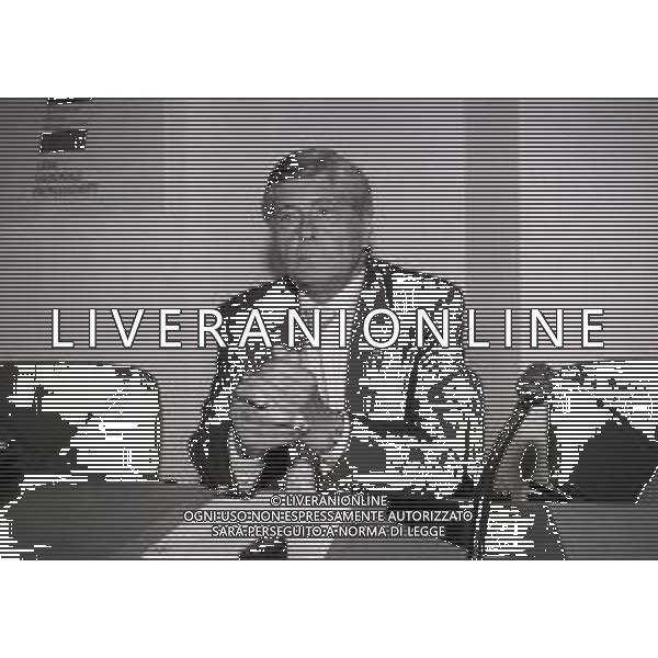 26-06-1996 MILANO LEGA CALCIO RIUNINE DI LEGA NELLA FOTO LUCIANO NIZZOLA PRESIDENTE LEGA CALCIO AG ALDO LIVERANI SAS