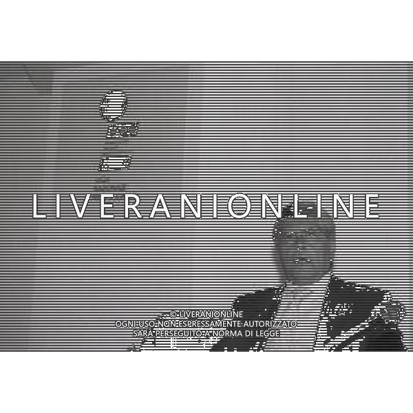 26-06-1996 MILANO LEGA CALCIO RIUNINE DI LEGA NELLA FOTO LUCIANO NIZZOLA PRESIDENTE LEGA CALCIO AG ALDO LIVERANI SAS