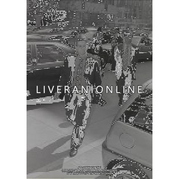 1996 MILANO LEGA CALCIO ASSEGNAZIONE DIRITTI TELEVISIVI ALLA PRESENZA DEI PRESIDENTI NELLA FOTO LUCA CAMPEDELLI AG ALDO LIVERANI SAS