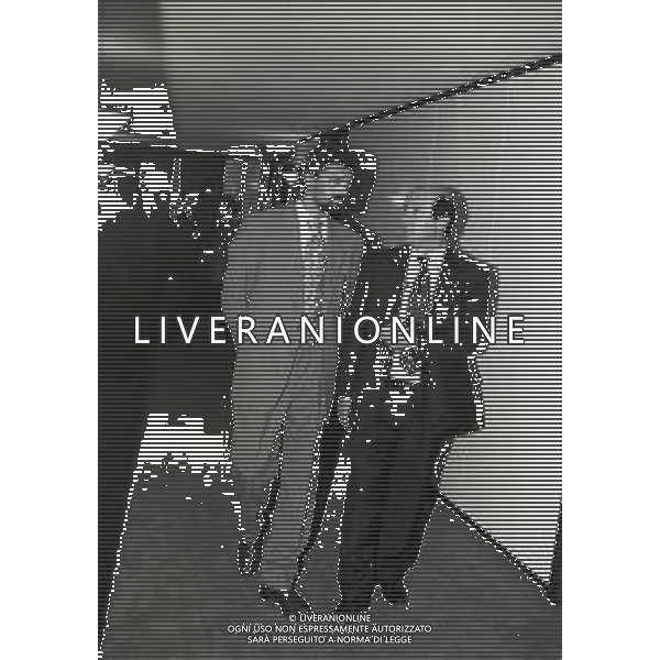 1996 MILANO LEGA CALCIO ASSEGNAZIONE DIRITTI TELEVISIVI ALLA PRESENZA DEI PRESIDENTI NELLA FOTO ALESSANDRO ALTOBELLI E CESARE VIGANO\' AG ALDO LIVERANI SAS