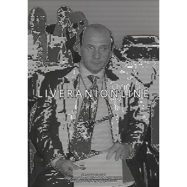 1996 MILANO LEGA CALCIO ASSEGNAZIONE DIRITTI TELEVISIVI ALLA PRESENZA DEI PRESIDENTI NELLA FOTO CESARE VIGANO\' AG ALDO LIVERANI SAS