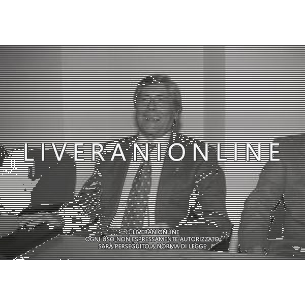 1996 MILANO LEGA CALCIO ASSEMBLEA DI LEGA NELLA FOTO LUCIANO NIZZOLA AG ALDO LIVERANI SAS