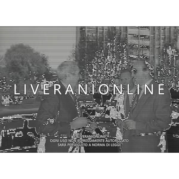 1989 MILANO VIA FILIPPETTI LEGA CALCIO RIUNIONE PRESIDENTI NELLA FOTO RENZO RIGHETTI E LUCIANO MOGGI AG ALDO LIVERANI SAS
