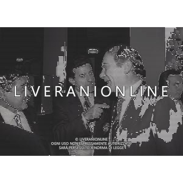 1990 MILANO LEGA CALCIO RIUNIONE PRESIDENTI NELLA FOTO FRANCO JURLANO-ROSARIO LO BELLO ED ERNESTO PELLEGRINI AG ALDO LIVERANI SAS