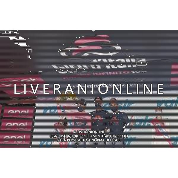 17-05-2021 Giro D\'italia; Tappa 10 L\'aquila - Foligno; 2021, Ineos Grenadiers; Bernal Gomez, Arley; Puccio, Salvatore; Narvaez, Jhonnatan; Foligno; ©SIROTTI/AGENZIA ALDO LIVERANI SAS