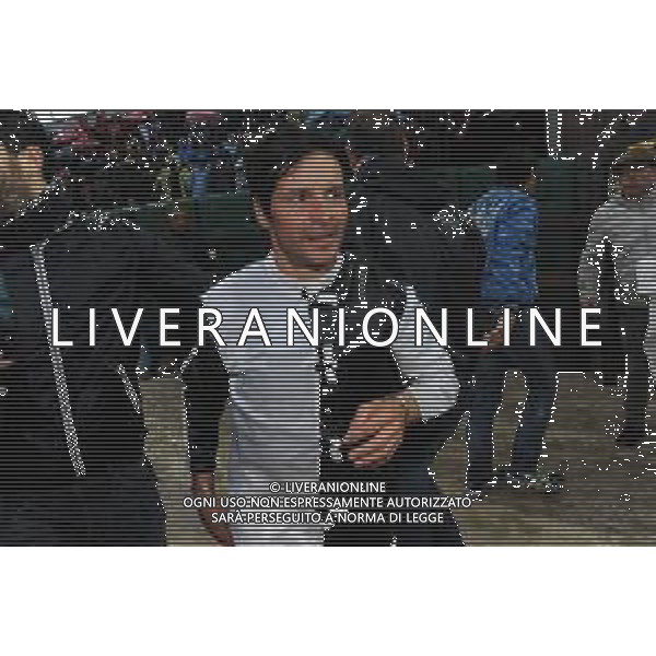 © TVRG Il fantino Andrea Mari vincitore di 6 edizioni del Palio di Siena e di 1 edizione del Palio di Legnano nella foto Andrea Mari dopo la vittoria del Palio di Legnano del 2016 con i colori della contrada San Martino foto Roberto Garavaglia/agenzia Aldo Liverani