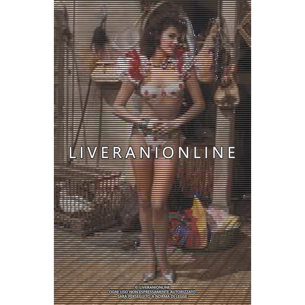 RETROSPETTIVA LORY DEL SANTO SHOWGIRL NEL 1984 NEL VARIETA\' \'DRIVE IN\' ©Archivio Giovanni Liverani /AGENZIA ALDO LIVERANI SAS