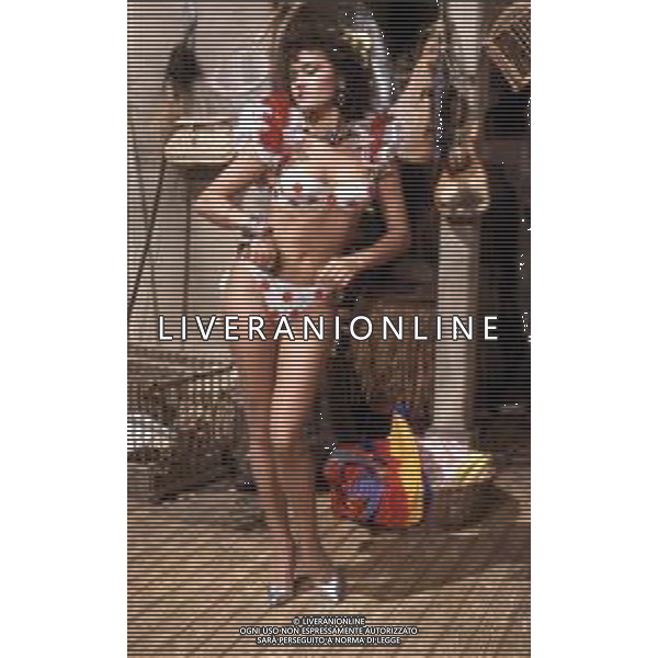 RETROSPETTIVA LORY DEL SANTO SHOWGIRL NEL 1984 NEL VARIETA\' \'DRIVE IN\' ©Archivio Giovanni Liverani /AGENZIA ALDO LIVERANI SAS