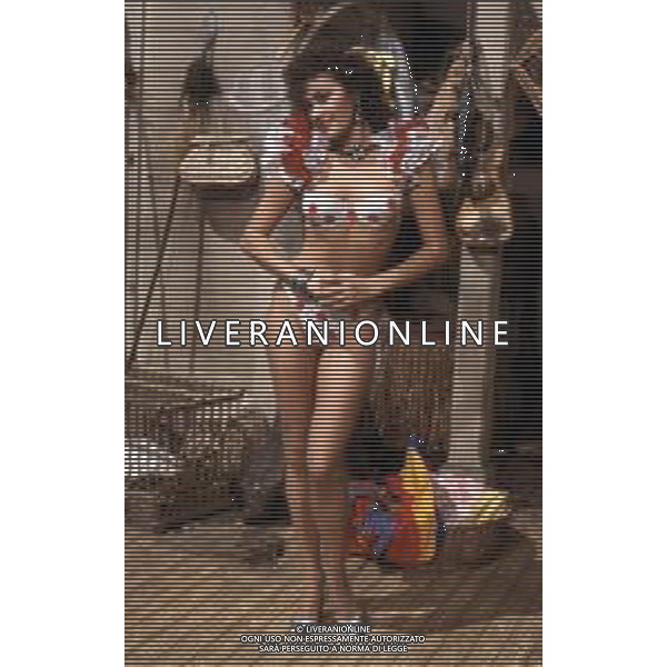 RETROSPETTIVA LORY DEL SANTO SHOWGIRL NEL 1984 NEL VARIETA\' \'DRIVE IN\' ©Archivio Giovanni Liverani /AGENZIA ALDO LIVERANI SAS
